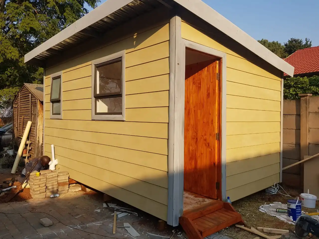 Nutec wendy house with veranda